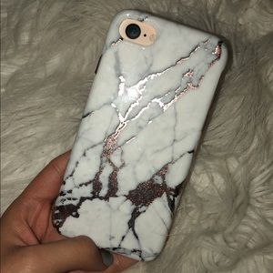 Rose Gold Marble Case
